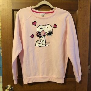 Vera Bradley Pink Snoopy Heart Pullover